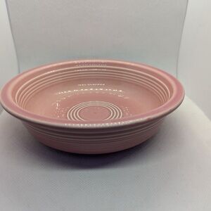 Fiestaware Post 86 retired color Rose Classic Rim 6 7/8 Inch Cereal Bowl 19 OZ
